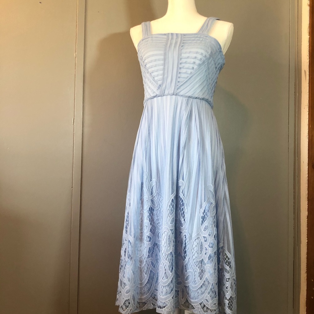 Light blue lace dress
